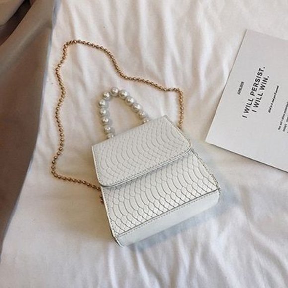 Verge Girl Handbags - 70’s Record Pearl Handbag